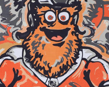 Load image into Gallery viewer, Philadelphia Flyers Gritty Mascot Garden Flag 12&quot; x 18&quot; by Justin Patten
