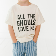 Load image into Gallery viewer, All the Ghouls love me Halloween Toddler and Youth Shirt
