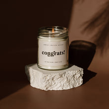 Load image into Gallery viewer, Congrats! 9 oz Soy Candle
