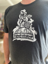 Load image into Gallery viewer, Borg Warmer Trophy Tee by Justin Patten (Dark Grey Heather)(Indianapolis Motor Speedway)
