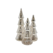 Load image into Gallery viewer, Battery-Operated Mercury Silver Glass Tree | 3 Sizes
