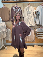 Load image into Gallery viewer, Embroidered Ruffle Dress | Coco
