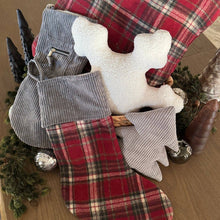 Load image into Gallery viewer, White Snowflake Sherpa Christmas Plush Pillow
