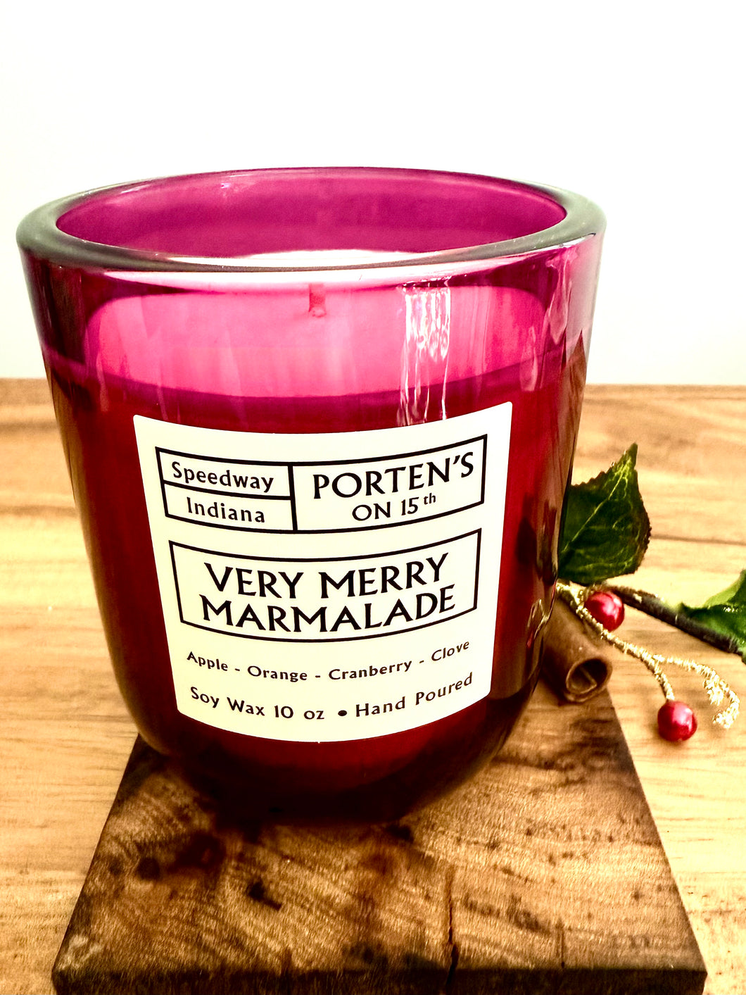 Very Merry Marmalade | 10 oz Merlot Tumbler