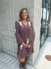 Load image into Gallery viewer, Embroidered Ruffle Dress | Coco
