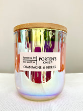 Load image into Gallery viewer, Champagne + Berries Scented Candle | 10 oz Prism Tumbler Jar
