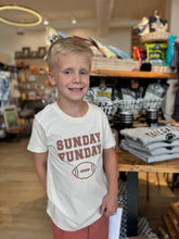 Load image into Gallery viewer, Sunday Funday Toddler and Youth Tee | Natural
