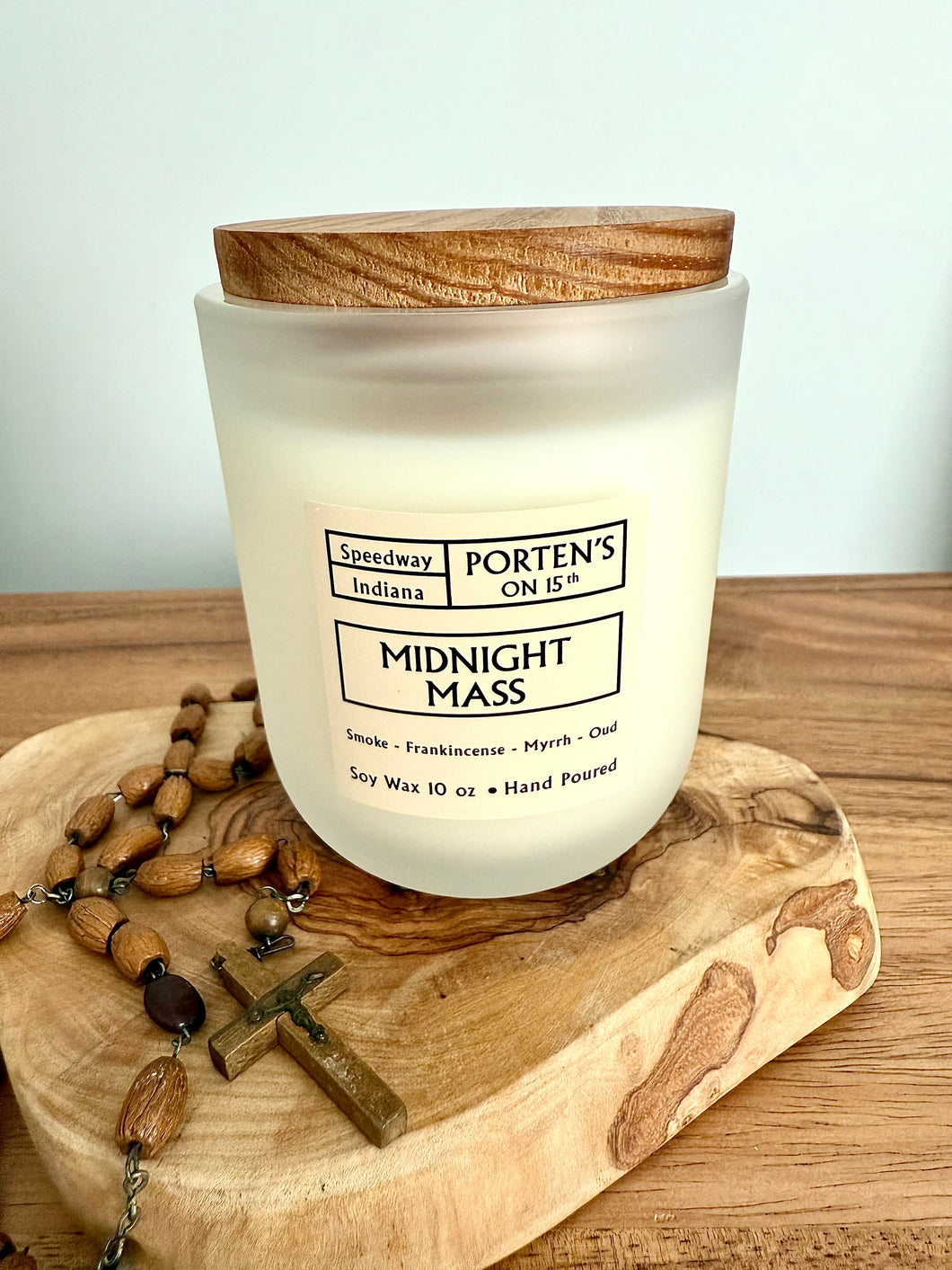 Midnight Mass Soy Candle | Frosted Tumbler