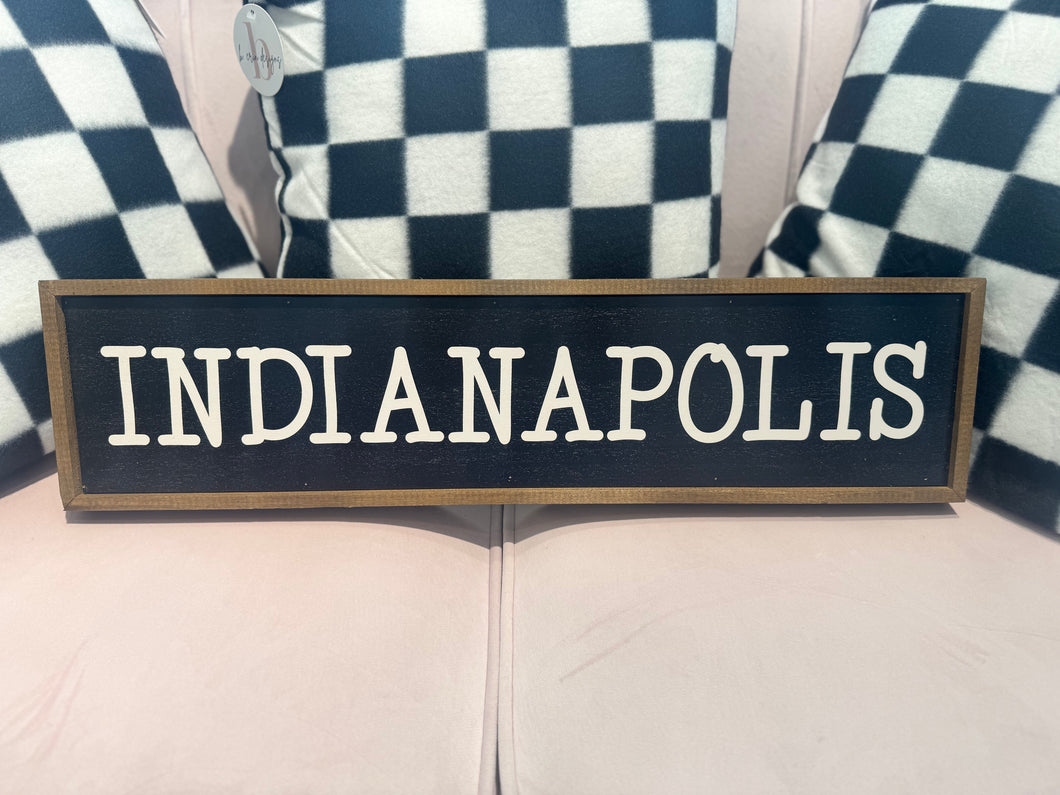 Indianapolis Sign | 24x6