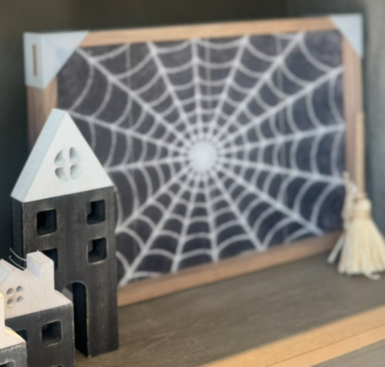 Spider Web Black 10x16
