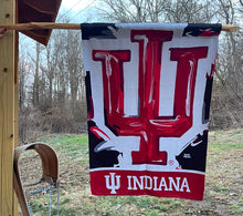 Load image into Gallery viewer, Indiana University IU House Flag by Justin Patten  V2
