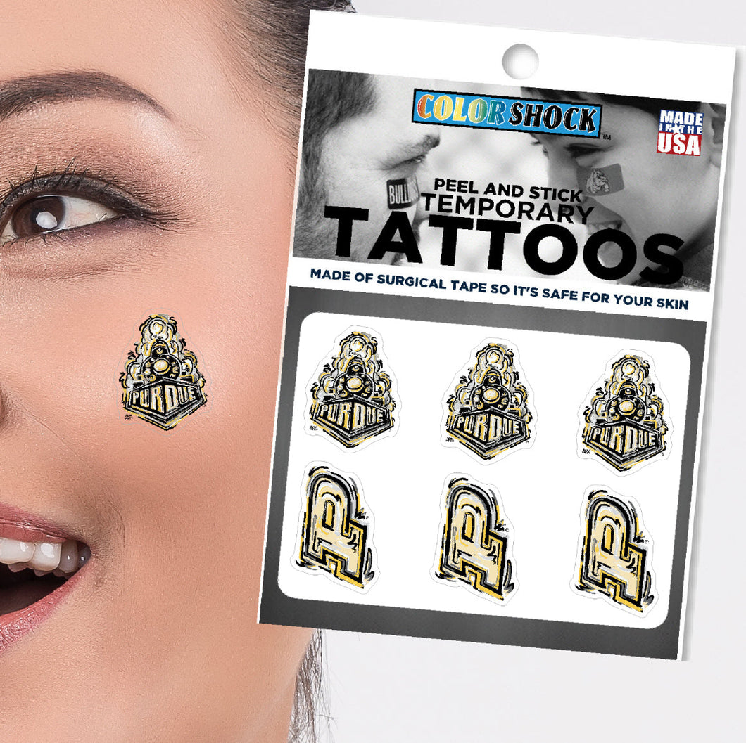 Purdue University Special Body Cal Sticker by Justin Patten (Face Tattoo)