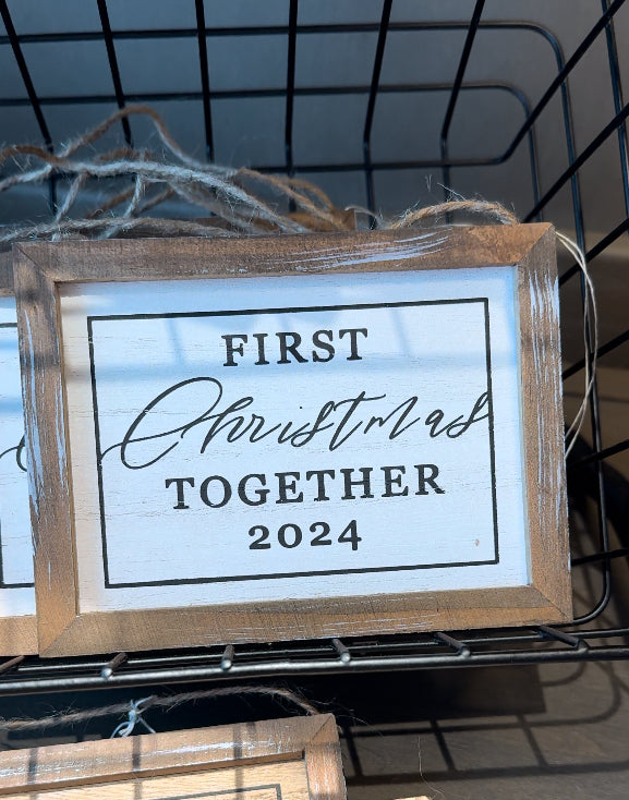 First Christmas Together 2024 Ornament