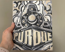 Load image into Gallery viewer, Purdue University 8&quot; x 10&quot; Boilermaker Special Wrapped Canvas Print by Justin Patten
