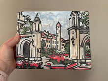 Load image into Gallery viewer, Indiana University 10&quot; x 8&quot; Sample Gates Wrapped Canvas Print by Justin Patten
