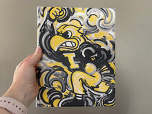 Load image into Gallery viewer, University of Iowa, Herky the Hawk, 8&quot; x 10&quot; Wrapped Canvas Print by Justin Patten
