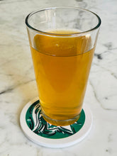 Load image into Gallery viewer, Michigan State University Stone Coaster by Justin Patten
