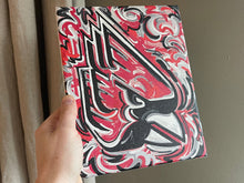 Load image into Gallery viewer, Ball State University 8&quot; x 10&quot; Cardinal Wrapped Canvas Print by Justin Patten
