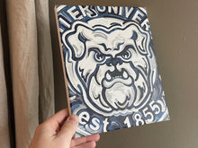 Load image into Gallery viewer, Butler University 8&quot; x 10&quot; Bulldog Wrapped Canvas Print by Justin Patten
