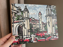 Load image into Gallery viewer, Indiana University 10&quot; x 8&quot; Sample Gates Wrapped Canvas Print by Justin Patten
