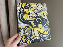 Load image into Gallery viewer, University of Iowa, Herky the Hawk, 8&quot; x 10&quot; Wrapped Canvas Print by Justin Patten
