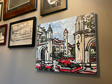 Load image into Gallery viewer, Indiana University 20&quot; x 16&quot; Sample Gates Wrapped Canvas Print by Justin Patten
