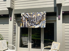 Load image into Gallery viewer, Purdue University Purdue Drum Banner Flag 5&#39; x 3&quot; by Justin Patten (4 grommets)
