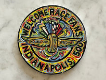Load image into Gallery viewer, Indianapolis Motor Speedway Welcome Race Fans Stone Coaster by Justin Patten
