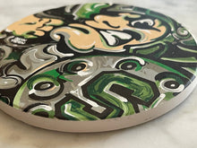 Load image into Gallery viewer, Michigan State University Mascot Stone Coaster by Justin Patten

