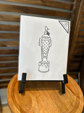Load image into Gallery viewer, Black Tabletop A-Line Metal Easels
