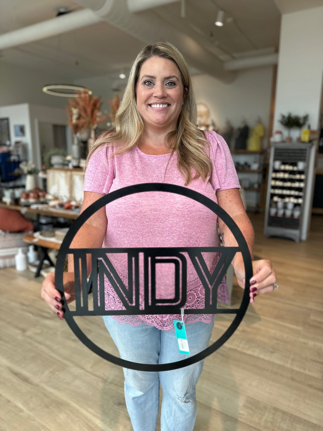 INDY Sign | 2 Colors 2 Sizes