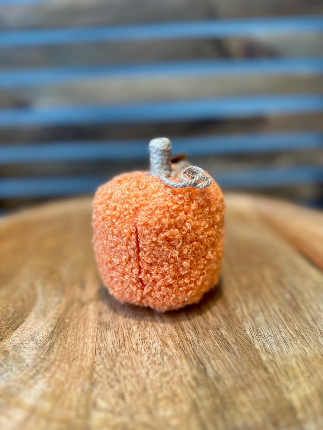 Mini Orange Sherpa Pumpkin