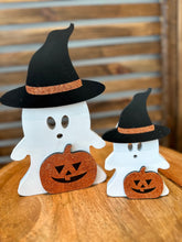 Load image into Gallery viewer, Witchy Ghost w/ Pumpkin | 2 Sizes
