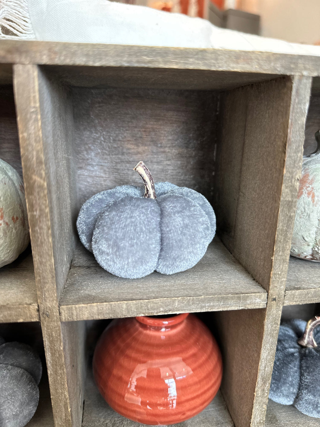 Mini Velvet Pumpkins | 2 Colors