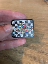 Load image into Gallery viewer, Indianapolis Motor Speedway Magnetic Back Pin by Justin Patten
