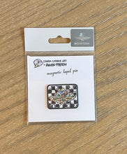Load image into Gallery viewer, Indianapolis Motor Speedway Magnetic Back Pin by Justin Patten
