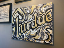 Load image into Gallery viewer, Purdue University 20&quot; x 16&quot; Purdue Drum Wrapped Canvas Print by Justin Patten
