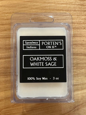 Oakmoss & White Sage soy wax melts. 