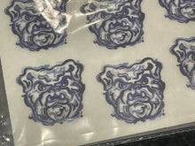 Load image into Gallery viewer, Butler University Body Cal Sticker by Justin Patten (Face Tattoo)
