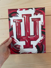 Load image into Gallery viewer, Indiana University 8&quot; x 10&quot; IU Trident Wrapped Canvas Print by Justin Patten
