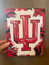 Load image into Gallery viewer, Indiana University 8&quot; x 10&quot; IU Trident Wrapped Canvas Print by Justin Patten
