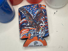 Load image into Gallery viewer, Auburn University Patriotic Eagle Drink Sleeve by Justin Patten (x2)

