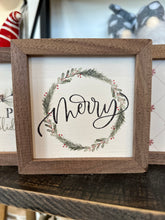 Load image into Gallery viewer, Mini Holiday Sign | 4 Styles

