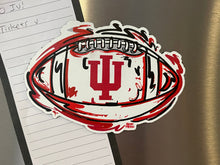 Load image into Gallery viewer, Indiana University Football Magnet by Justin Patten (4&quot;x6&quot;, Storm Striker Art, IU Bloomington) (Copy)
