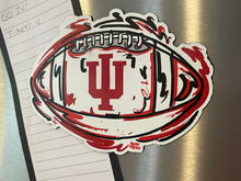Load image into Gallery viewer, Indiana University Football Magnet by Justin Patten (4&quot;x6&quot;, Storm Striker Art, IU Bloomington) (Copy)
