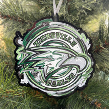 Load image into Gallery viewer, Zionsville Indiana Eagle Ornament by Justin Patten (3 Styles)
