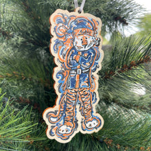 Load image into Gallery viewer, Auburn University Aubie Santa Claus Ornament by Justin Patten (2 Styles)
