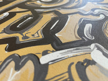 Load image into Gallery viewer, Purdue 20&quot;x16&quot; World&#39;s Biggest Drum Vintage Style Print by Justin Patten
