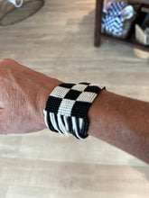 Load image into Gallery viewer, Chunky beaded bracelet shown on wrist. 
