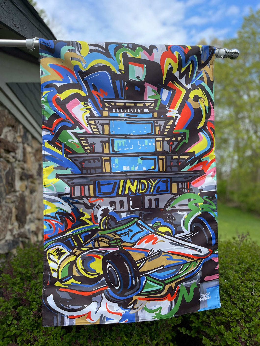 Indianapolis Motor Speedway Pagoda House Flag (28